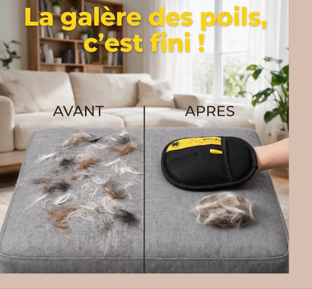 Le Gant Magique Anti-Poils : Fini les poils, pour la vie ! 🐾