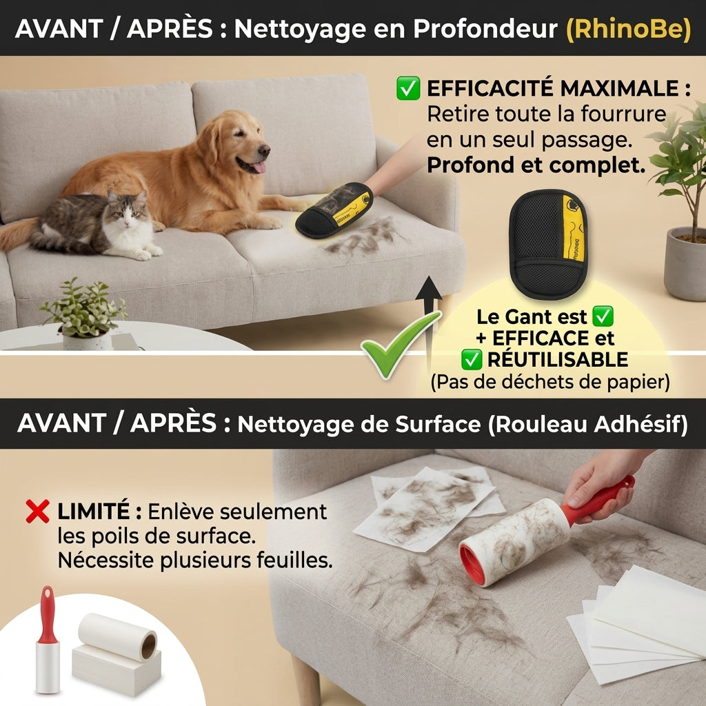 Le Gant Magique Anti-Poils : Fini les poils, pour la vie ! 🐾