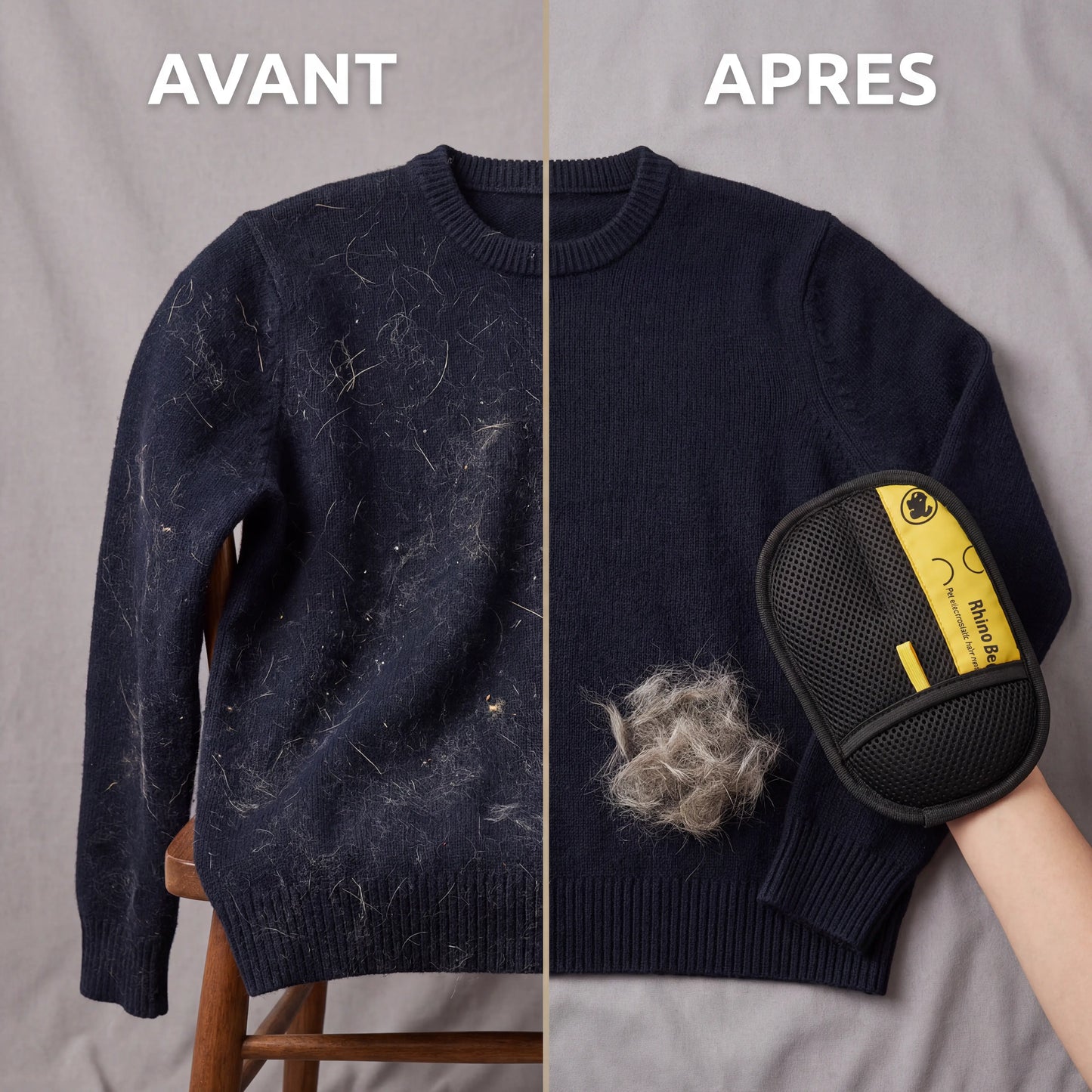 Le Gant Magique Anti-Poils : Fini les poils, pour la vie ! 🐾